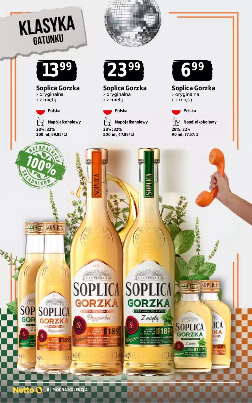 Gazetka promocyjna Netto - Netto_MK_10/25_1 - ważna 29.09 do 11.10.2025 - strona 8 - produkty: Gin, Napój, Soplica
