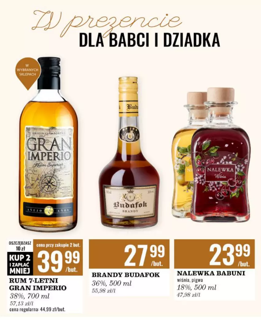 Gazetka promocyjna Biedronka - Czas na Toast - ważna 10.01 do 22.01.2022 - strona 6 - produkty: Babuni, Brandy, Duda, Gra, Rum