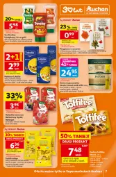 Gazetka promocyjna Auchan - 30 Lat Supermarket - Gazetka - ważna od 22.07 do 22.07.2026 - strona 7 - produkty: Lubella, Torebka, Makaron, Kawa rozpuszczalna, Sos, Ser, Por, Róża, Bell, Kawa, Tortilla, Tortilla Chips, Dzika róża, Bella, Jacobs, Grill, Ogród, Herbapol