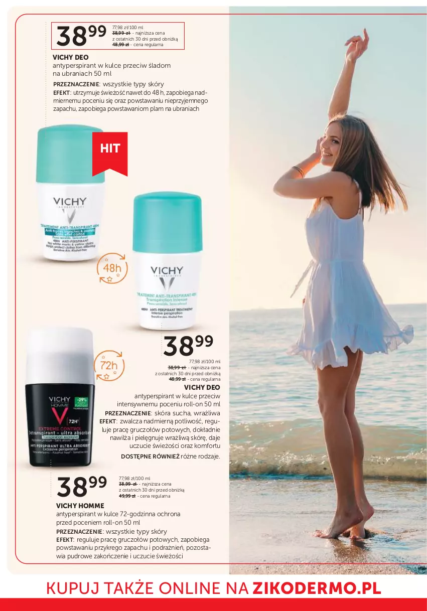 Gazetka promocyjna Ziko - Gazetka Ziko Dermo - ważna 12.06 do 25.06.2025 - strona 16 - produkty: Antyperspirant, Ubrania, Vichy