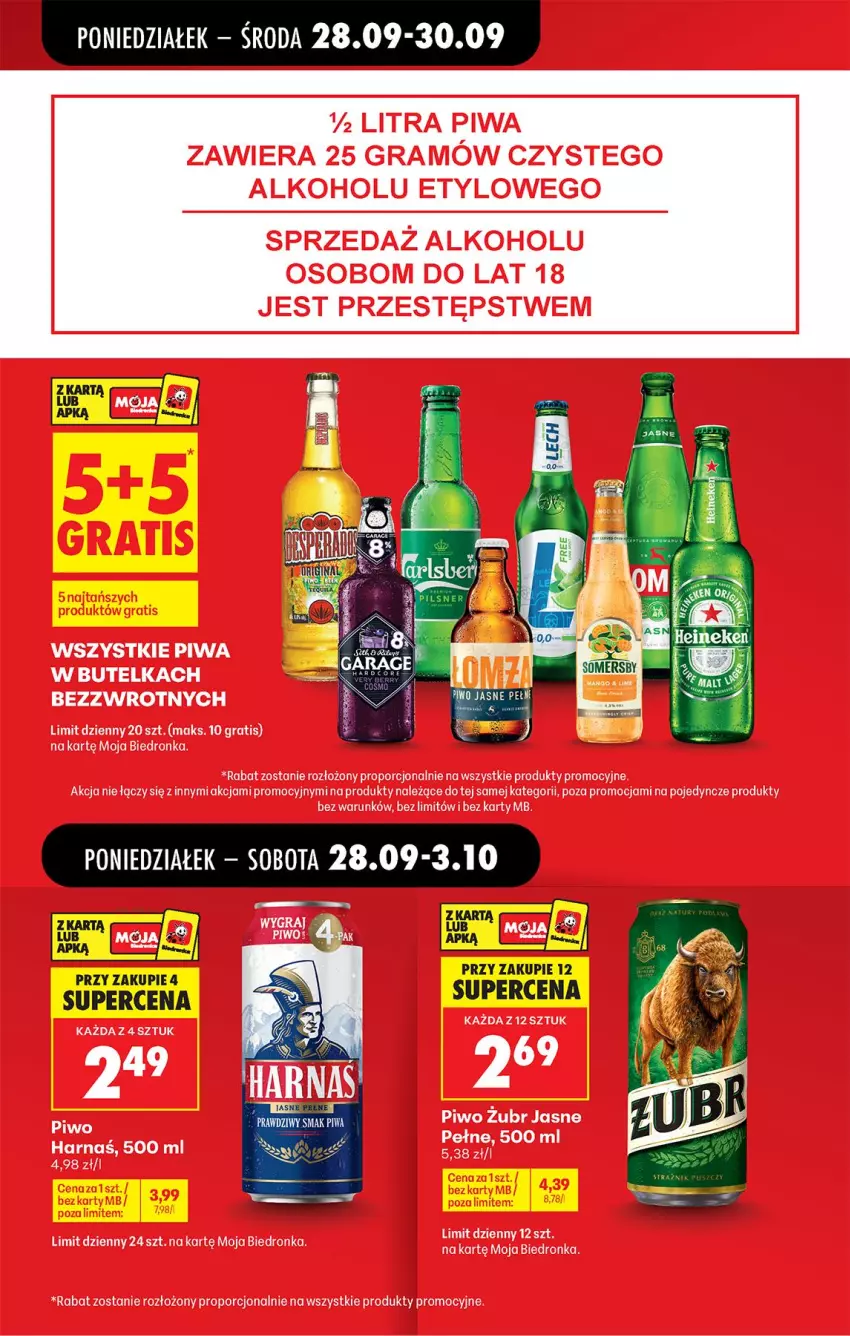 Gazetka promocyjna Biedronka - Od Poniedziałku - ważna 28.09 do 03.10.2026 - strona 15 - produkty: Fa, Somersby