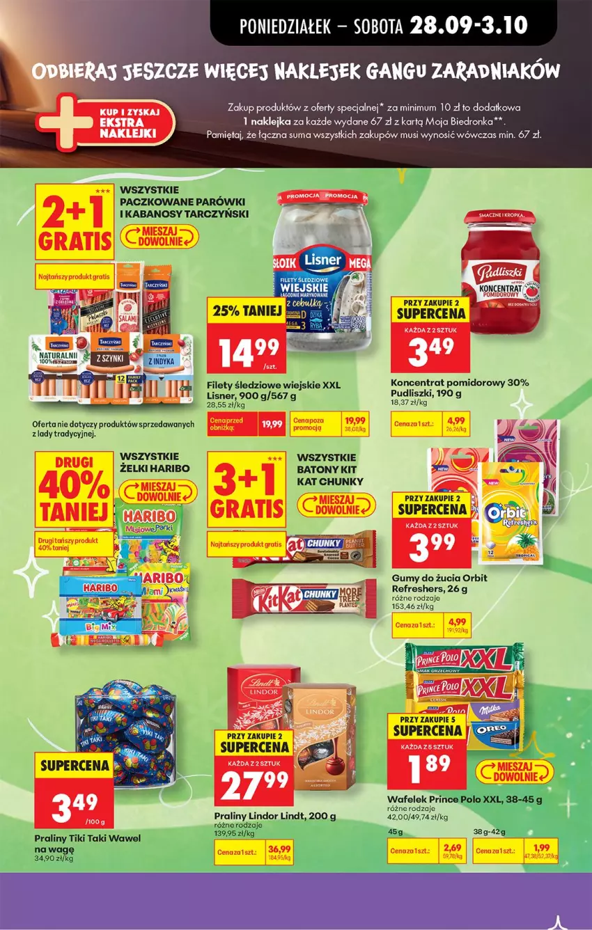 Gazetka promocyjna Biedronka - Od Poniedziałku - ważna 28.09 do 03.10.2026 - strona 21 - produkty: Baton, Fa, Haribo, Klej, Mięta, Mus, Orbit, Por, Ser, Wafelek