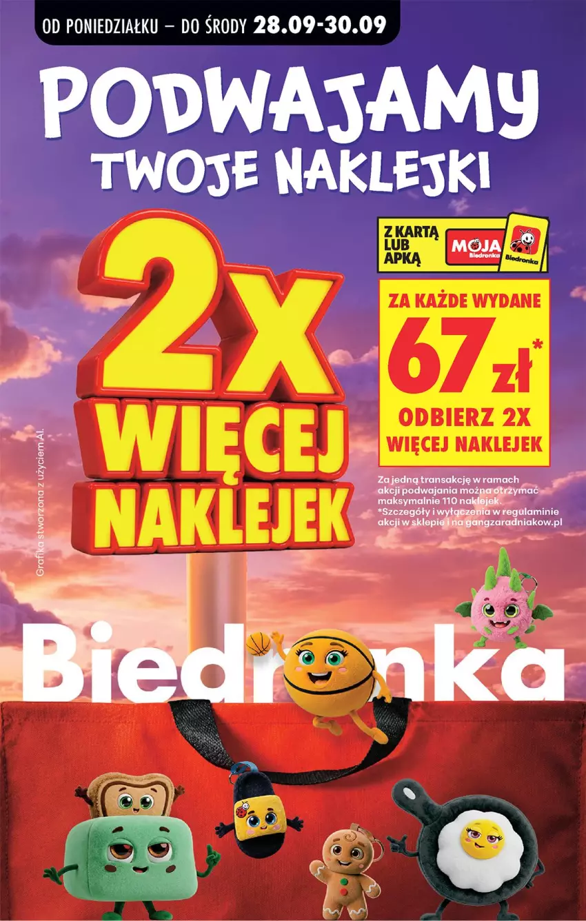Gazetka promocyjna Biedronka - Od Poniedziałku - ważna 28.09 do 03.10.2026 - strona 28 - produkty: Klej, Tran