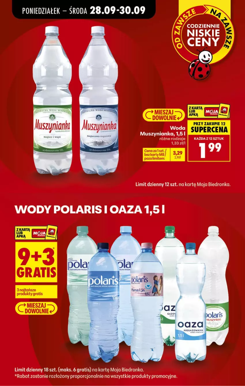Gazetka promocyjna Biedronka - Od Poniedziałku - ważna 28.09 do 03.10.2026 - strona 3 - produkty: Gra, Mus, Muszynianka, Por