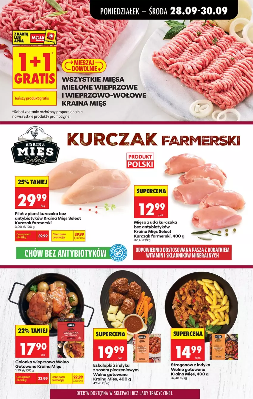 Gazetka promocyjna Biedronka - Od Poniedziałku - ważna 28.09 do 03.10.2026 - strona 33 - produkty: Fa, Filet z piersi kurczaka, Golonka wieprzowa, Kurczak, Mięso, Mięso z uda kurczaka, Piec, Por, Sos