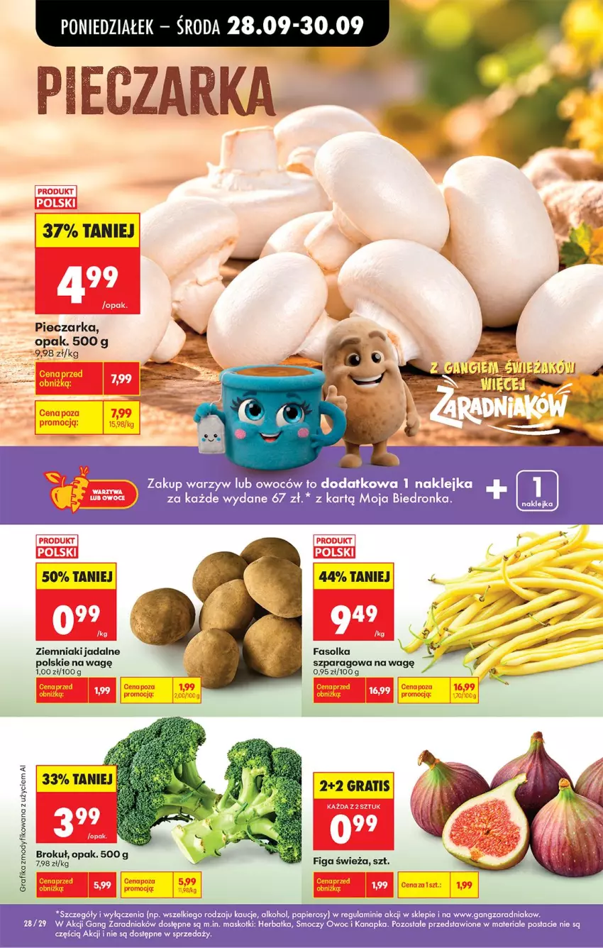Gazetka promocyjna Biedronka - Od Poniedziałku - ważna 28.09 do 03.10.2026 - strona 34 - produkty: Fa, Gra, Grafika, Klej, Papier, Piec, Pieczarka, Ziemniaki