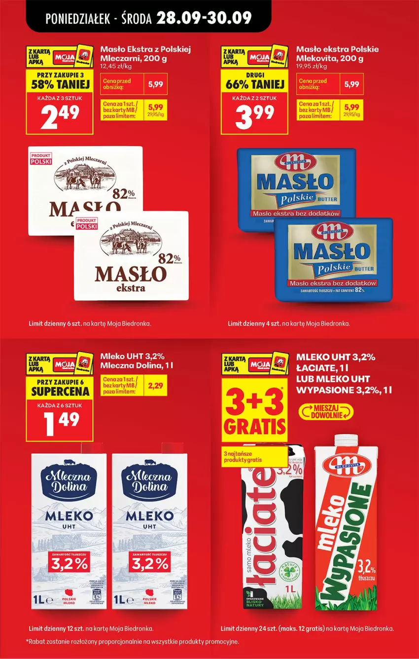 Gazetka promocyjna Biedronka - Od Poniedziałku - ważna 28.09 do 03.10.2026 - strona 5 - produkty: Gra, Masło, Mleko, Por