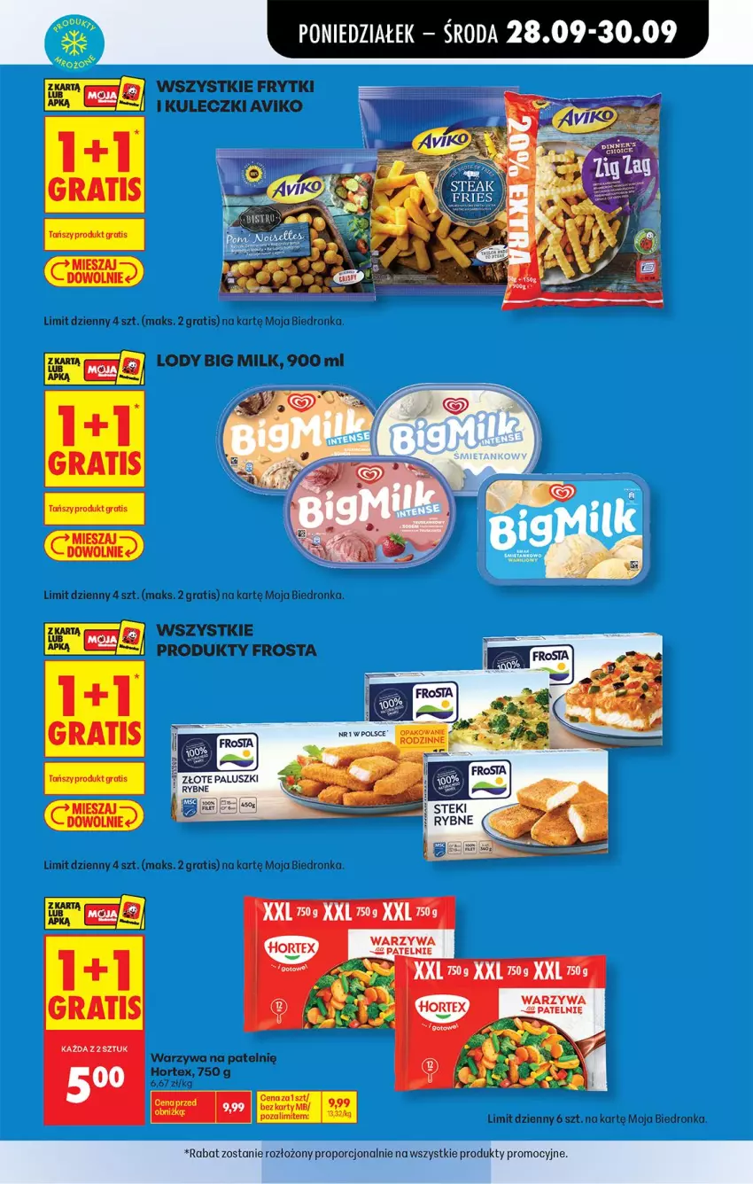 Gazetka promocyjna Biedronka - Od Poniedziałku - ważna 28.09 do 03.10.2026 - strona 65 - produkty: Frosta, Gra, Hortex, Warzywa