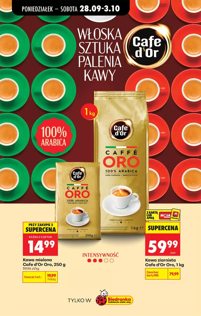 Gazetka promocyjna Biedronka - Od Poniedziałku - ważna 28.09 do 03.10.2026 - strona 82 - produkty: BIC, Kawa, Kawa mielona, Kawa ziarnista