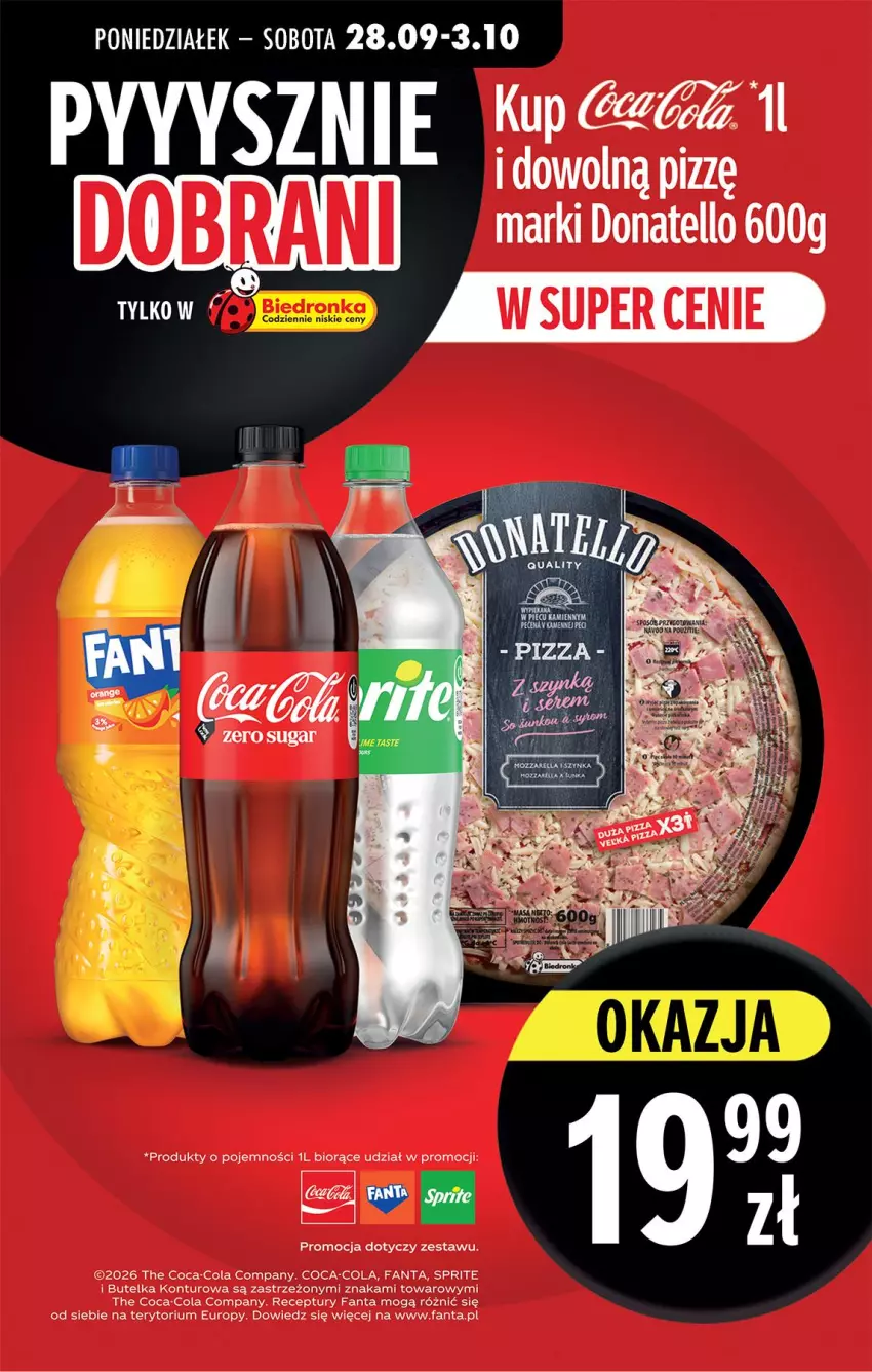 Gazetka promocyjna Biedronka - Od Poniedziałku - ważna 28.09 do 03.10.2026 - strona 86 - produkty: Coca-Cola, Fa, Fanta, Sprite