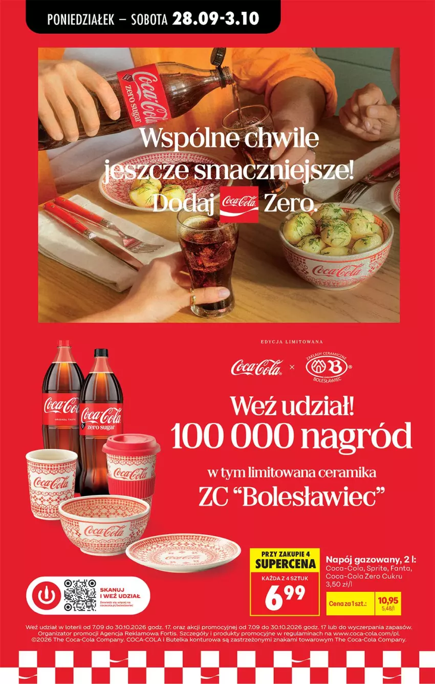 Gazetka promocyjna Biedronka - Od Poniedziałku - ważna 28.09 do 03.10.2026 - strona 87 - produkty: Coca-Cola, Fa, Sprite