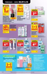 Gazetka promocyjna Biedronka - Od Poniedziałku - Gazetka - ważna od 03.10 do 03.10.2026 - strona 92 - produkty: Makijaż, Por, Listerine, Rura, Pasta do zębów, Regał, Płyn do płukania, Chusteczki, Be Be, Colgate, Sensodyne, Blend-a-Med, Niuqi, LG, Fa