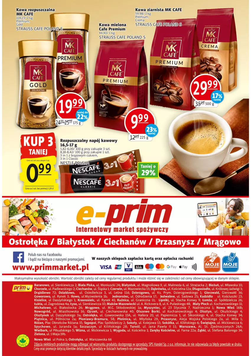 Gazetka promocyjna Prim Market - ważna 25.08 do 31.08.2022 - strona 16 - produkty: Fa, Kawa, Kawa mielona, Kawa rozpuszczalna, Kawa ziarnista, Napój, Sok