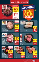 Gazetka promocyjna Aldi - Światełko pamięci - Gazetka - ważna od 04.10 do 04.10.2025 - strona 5 - produkty: Kurczak, Sok, Sokołów, Tatar wołowy, Karkówka wieprzowa, Mięsne specjały, Golden Seafood, Burger, Mintaj, Mięso