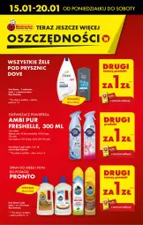 Gazetka promocyjna Biedronka - Od poniedzialku - Gazetka - ważna od 20.01 do 20.01.2024 - strona 17 - produkty: Pur, Tera, Dove, Odświeżacz powietrza, Pronto, Ambi Pur, Fa