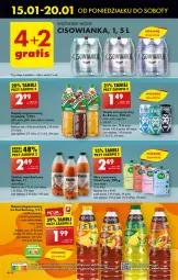 Gazetka promocyjna Biedronka - Od poniedzialku - Gazetka - ważna od 20.01 do 20.01.2024 - strona 50 - produkty: Por, Mus, Napój energetyczny, Rama, Tymbark, Napój niegazowany, Woal, Mango, Napój, Cisowianka, Mięta, Nektar