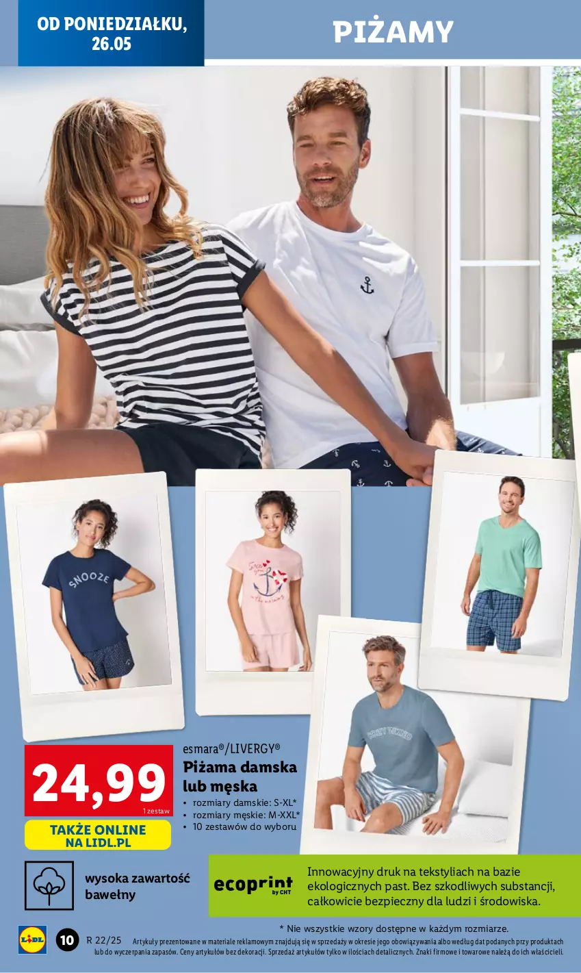 Gazetka promocyjna Lidl - GAZETKA - ważna 26.05 do 31.05.2025 - strona 10 - produkty: Piec, Piżama, Sok