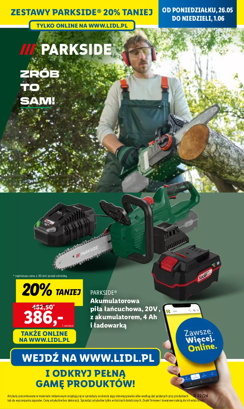 Gazetka promocyjna Lidl - GAZETKA - ważna 26.05 do 31.05.2025 - strona 21 - produkty: Akumulator, Parkside