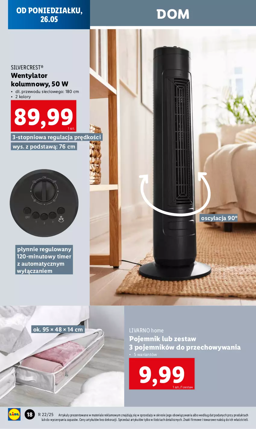 Gazetka promocyjna Lidl - GAZETKA - ważna 26.05 do 31.05.2025 - strona 22 - produkty: Ivar, Pojemnik, Silvercrest, Top