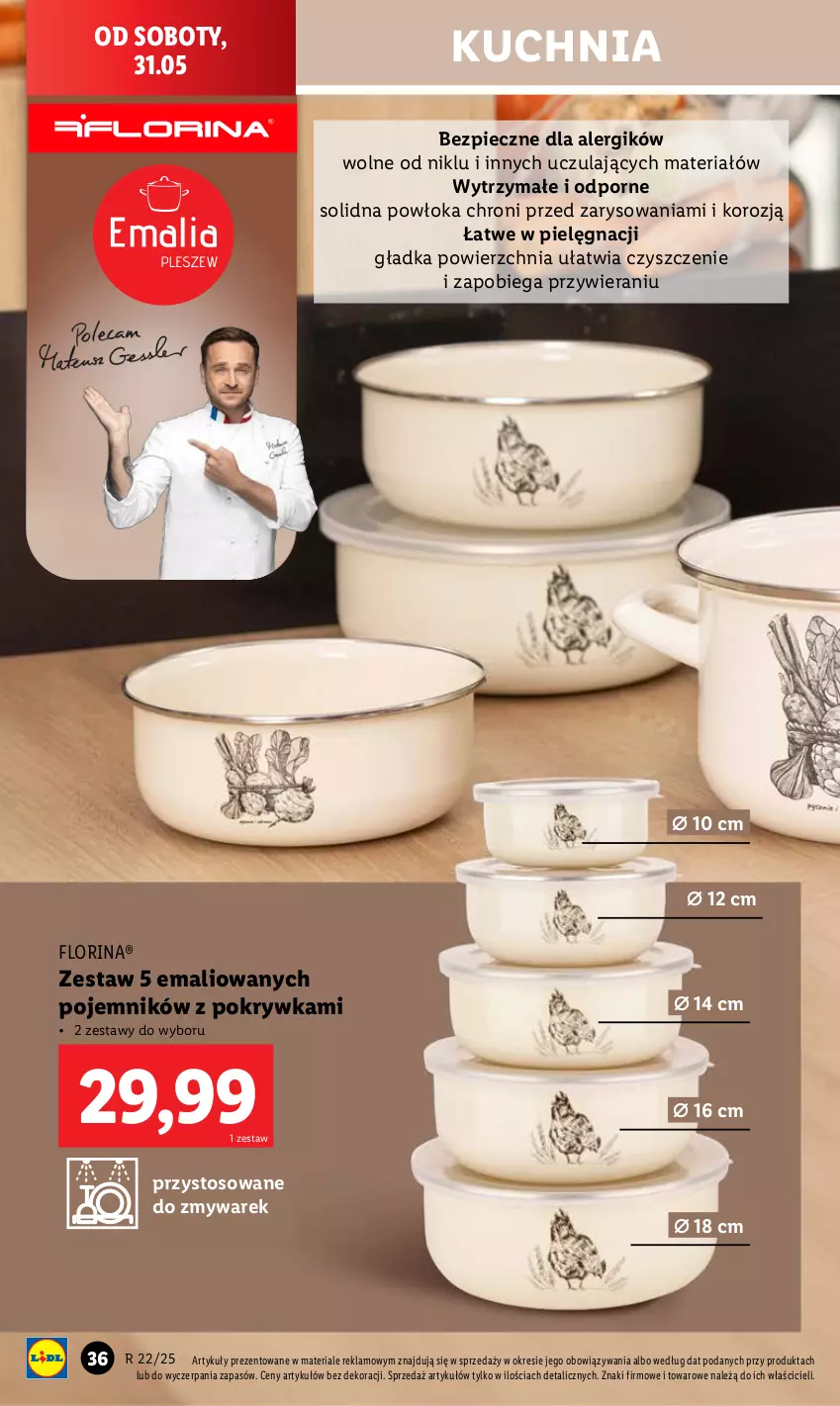 Gazetka promocyjna Lidl - GAZETKA - ważna 26.05 do 31.05.2025 - strona 42 - produkty: Kuchnia, Piec, Pojemnik, Por