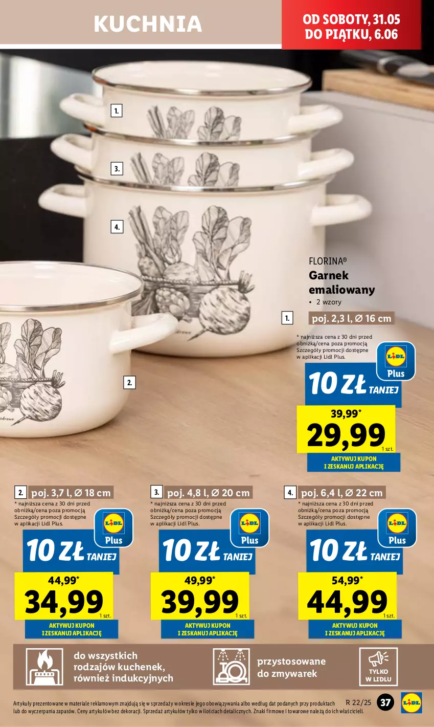 Gazetka promocyjna Lidl - GAZETKA - ważna 26.05 do 31.05.2025 - strona 43 - produkty: Garnek, Kuchnia