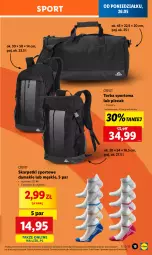 Gazetka promocyjna Lidl - GAZETKA - Gazetka - ważna od 31.05 do 31.05.2025 - strona 17 - produkty: Por, Karp, Skarpetki, Plecak, Torba, Sport