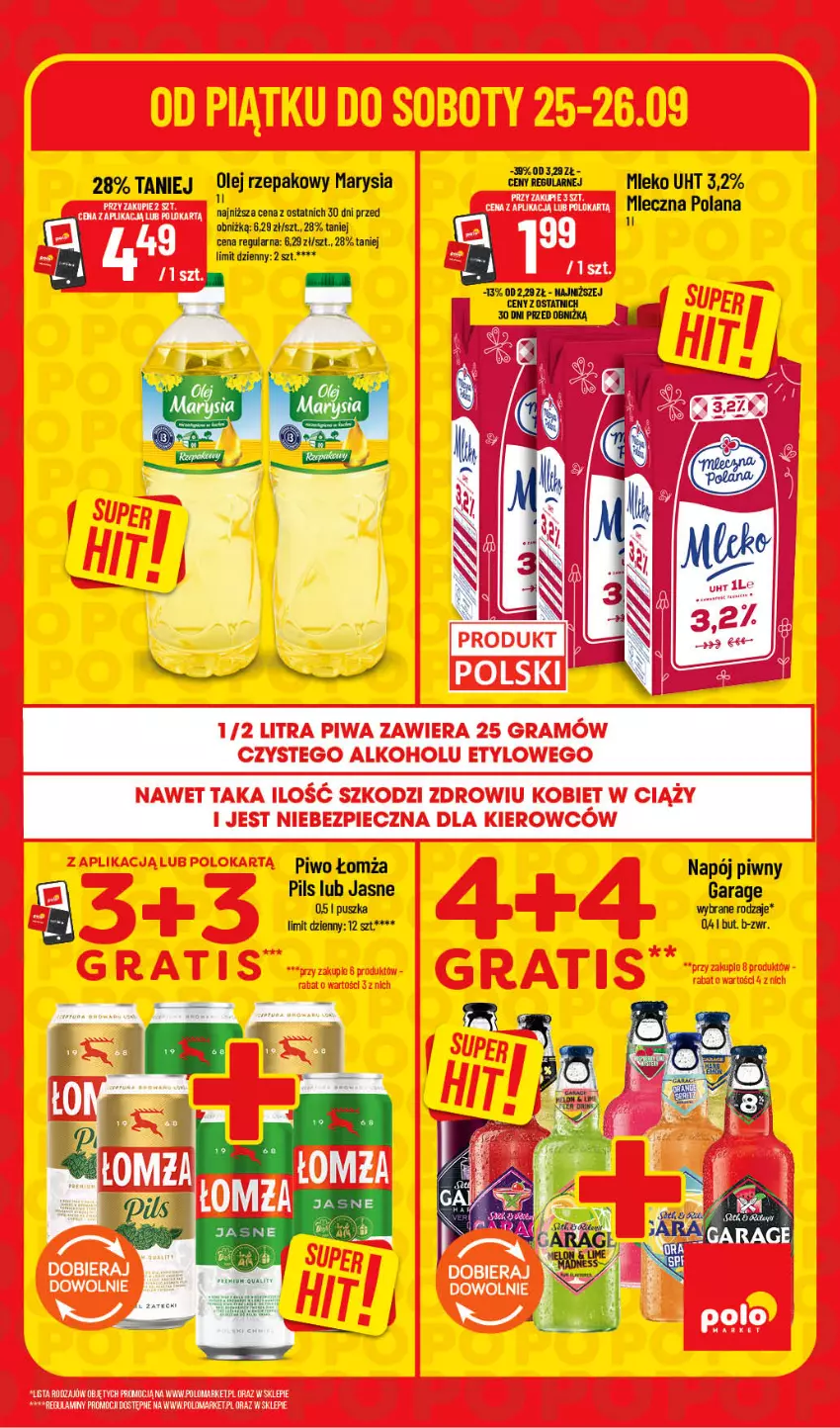 Gazetka promocyjna PoloMarket - Katalog Superhity - ważna 24.09 do 26.09.2026 - strona 3 - produkty: Gra, LG, Mleko, Napój, Olej, Olej rzepakowy, Piec, Piwa, Piwo