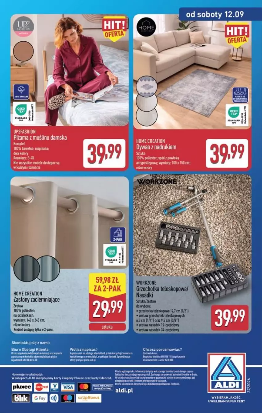 Gazetka promocyjna Aldi - Przygotuj się na kolejny tydzień - ważna 09.09 do 12.09.2026 - strona 15 - produkty: Biuro, Fa, Por, Tarka