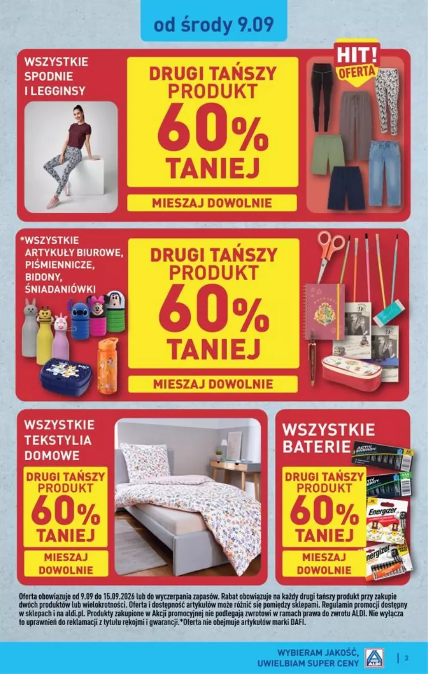 Gazetka promocyjna Aldi - Przygotuj się na kolejny tydzień - ważna 09.09 do 12.09.2026 - strona 3 - produkty: Rama