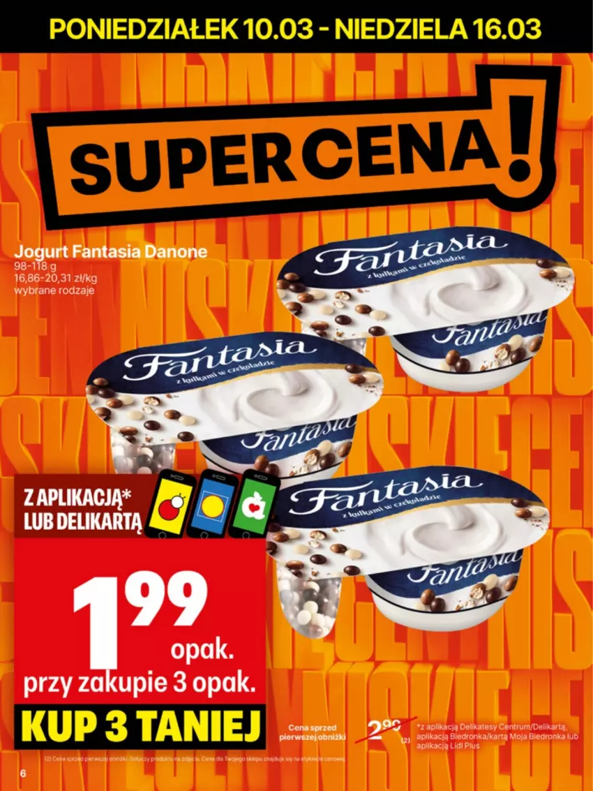 Gazetka promocyjna Delikatesy Centrum - NOWA GAZETKA Delikatesy Centrum od 10 marca! 10-16.03.2025 - ważna 10.03 do 16.03.2025 - strona 6 - produkty: Danone, Fa, Fanta, Jogurt, Rum