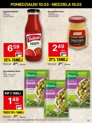 Gazetka promocyjna Delikatesy Centrum - NOWA GAZETKA Delikatesy Centrum od 10 marca! 10-16.03.2025 - Gazetka - ważna od 16.03 do 16.03.2025 - strona 23 - produkty: Prymat, Sos, Rum, Mus, Sałat, Pudliszki, Knorr, Musztarda