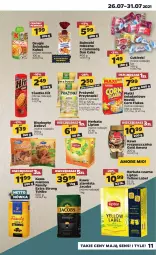 Gazetka promocyjna Netto - Gazetka spożywcza - Gazetka - ważna od 31.07 do 31.07.2021 - strona 11 - produkty: Tchibo, Ciastka, Corn flakes, Kawa rozpuszczalna, Cukier, Kawa ziarnista, Kawa mielona, Kawa, Bułeczki, Herbata czarna, Dell, Lovi, Lipton, Przysnacki, Dan Cake, Bułeczki mleczne, Danio, Kubuś, Cukierki, Jacobs, Herbata, Nestlé, Biszkopty, Fa