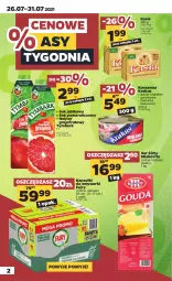 Gazetka promocyjna Netto - Gazetka spożywcza - Gazetka - ważna od 31.07 do 31.07.2021 - strona 2 - produkty: Sok pomarańczowy, Krakus, Sok, Ser, Mlekovita, Sok jabłkowy, Tymbark, Fairy, Zmywarki, Kasia, Nektar, Grejpfrut, Mleko, Fa