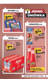 Gazetka promocyjna Netto - Gazetka spożywcza - Gazetka - ważna od 31.07 do 31.07.2021 - strona 3 - produkty: Kurczak, Mlekovita, Oranżada, Hellena, Morliny, Masło, Kiełbasa, Mleko