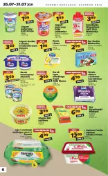 Gazetka promocyjna Netto - Gazetka spożywcza - Gazetka - ważna od 31.07 do 31.07.2021 - strona 6 - produkty: Jogurt naturalny, Ser, Gra, Danone, Favita, Jogurt owocowy, Zott, Jaja, Jogurt, Optima Cardio, Mlekovita, Serek, Optima, Serek twarogowy, Zott Primo, Słynne, Słynne MR Roślinne, Masło, Almette, Lisner, Mleko, Fa