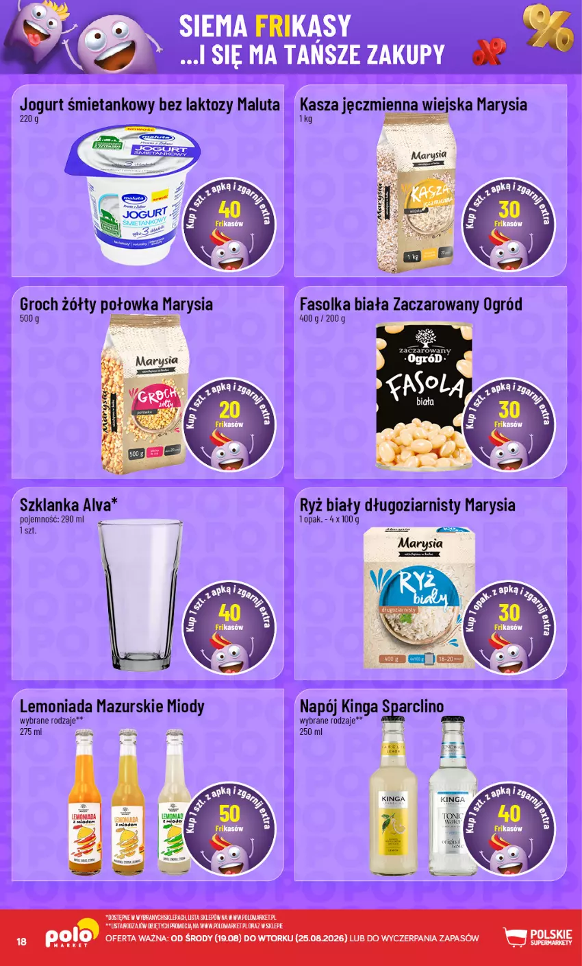 Gazetka promocyjna PoloMarket - Katalog Frikasów - ważna 19.08 do 25.08.2026 - strona 18 - produkty: Clin, Fa, Groch, Lemoniada, LG, Napój, Ogród, Ryż, Ryż biały, Szklanka