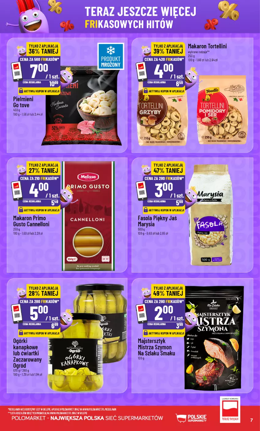 Gazetka promocyjna PoloMarket - Katalog Frikasów - ważna 19.08 do 25.08.2026 - strona 7 - produkty: Fa, Fasola, Makaron, Ogród, Olej, Ser