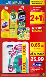 Gazetka promocyjna Lidl - GAZETKA - Gazetka - ważna od 18.05 do 18.05.2024 - strona 13 - produkty: Domestos, Cif, Papier, Papier toaletowy