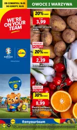 Gazetka promocyjna Lidl - GAZETKA - Gazetka - ważna od 18.05 do 18.05.2024 - strona 16 - produkty: Cebula, Warzywa, Ziemniaki, Owoce, Pomidory