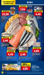 Gazetka promocyjna Lidl - GAZETKA - Gazetka - ważna od 18.05 do 18.05.2024 - strona 28 - produkty: Por, Stek, Paluszki rybne, Tusz, Krewetki, Tuńczyk, Mintaj, Dorsz, Kokos