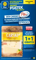 Gazetka promocyjna Lidl - GAZETKA - Gazetka - ważna od 18.05 do 18.05.2024 - strona 7 - produkty: Ser, Gra, Cars, Pilos, Olej