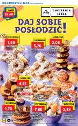 Gazetka promocyjna Lidl - GAZETKA - Gazetka - ważna od 19.02 do 19.02.2022 - strona 10 - produkty: Pączek, Nutella, Faworki, E. Wedel, Donut, Fa