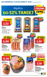 Gazetka promocyjna Lidl - GAZETKA - Gazetka - ważna od 19.02 do 19.02.2022 - strona 21 - produkty: Piec, Kurczak, Polędwica, Gra, Salami, Pasztet, PIKOK, Kiełbasa głogowska, Kabanos, Kiełbasa, Ogonówka