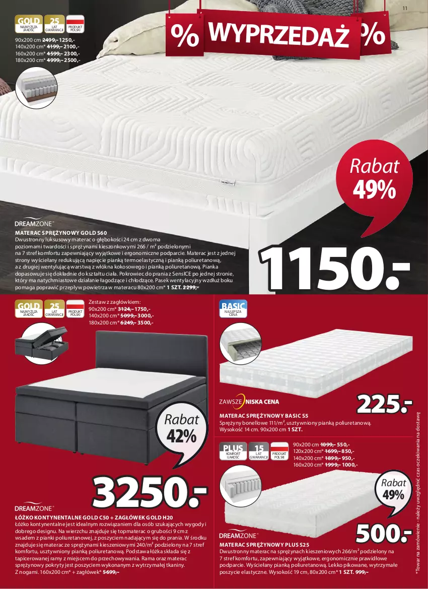 Gazetka promocyjna Jysk - Oferta tygodnia - ważna 04.08 do 17.08.2021 - strona 12 - produkty: Kokos, Materac, Materac sprężynowy, Pasek, Pokrowiec, Rama, Sok, Tera, Top, Zagłówek