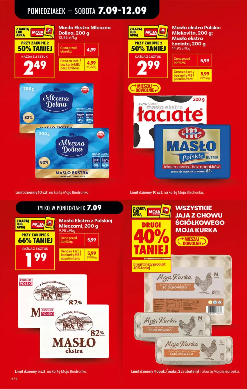 Gazetka promocyjna Biedronka - Od Poniedziałku - ważna 07.09 do 12.09.2026 - strona 2 - produkty: Fa, Masło
