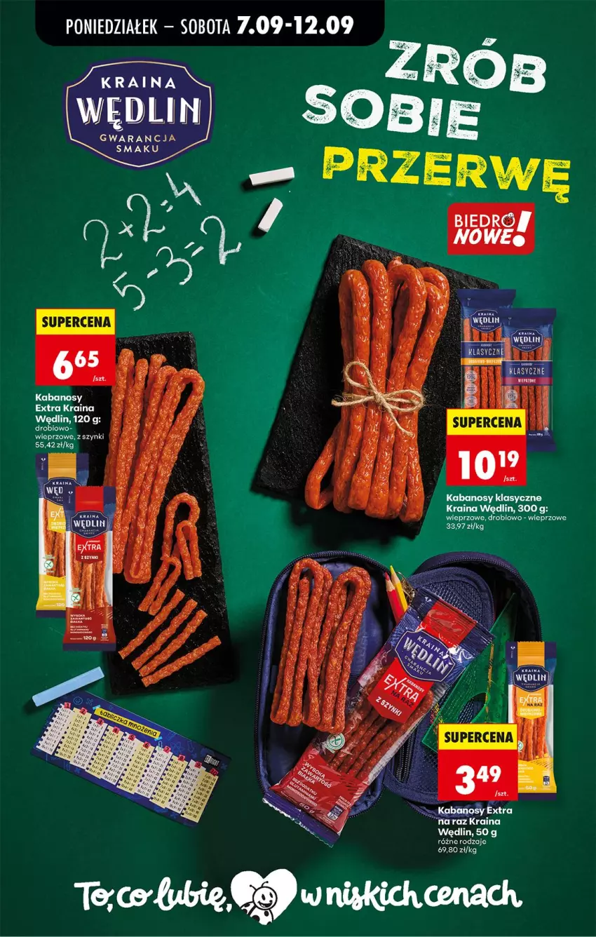 Gazetka promocyjna Biedronka - Od Poniedziałku - ważna 07.09 do 12.09.2026 - strona 30 - produkty: Kabanos