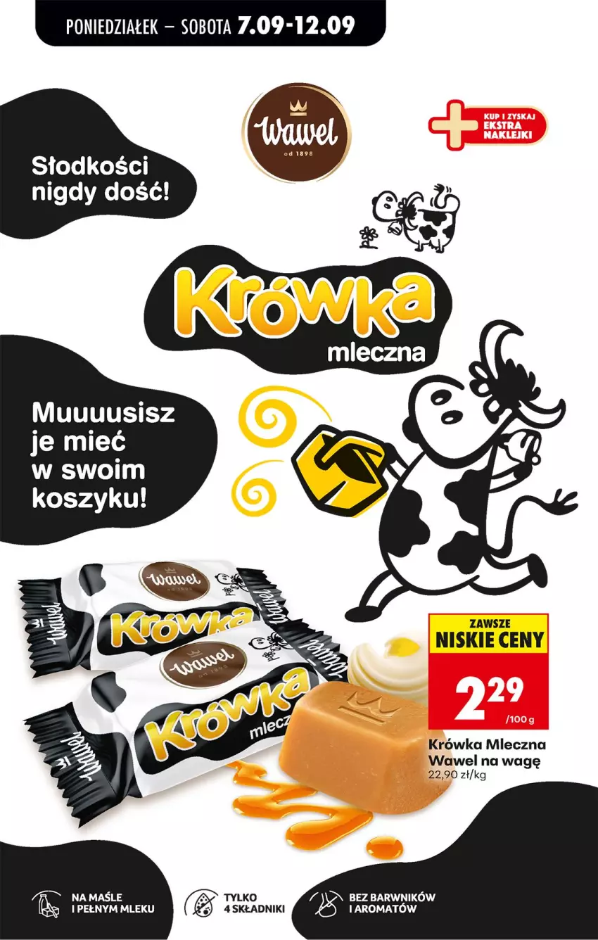 Gazetka promocyjna Biedronka - Od Poniedziałku - ważna 07.09 do 12.09.2026 - strona 48 - produkty: Kosz, Wawel