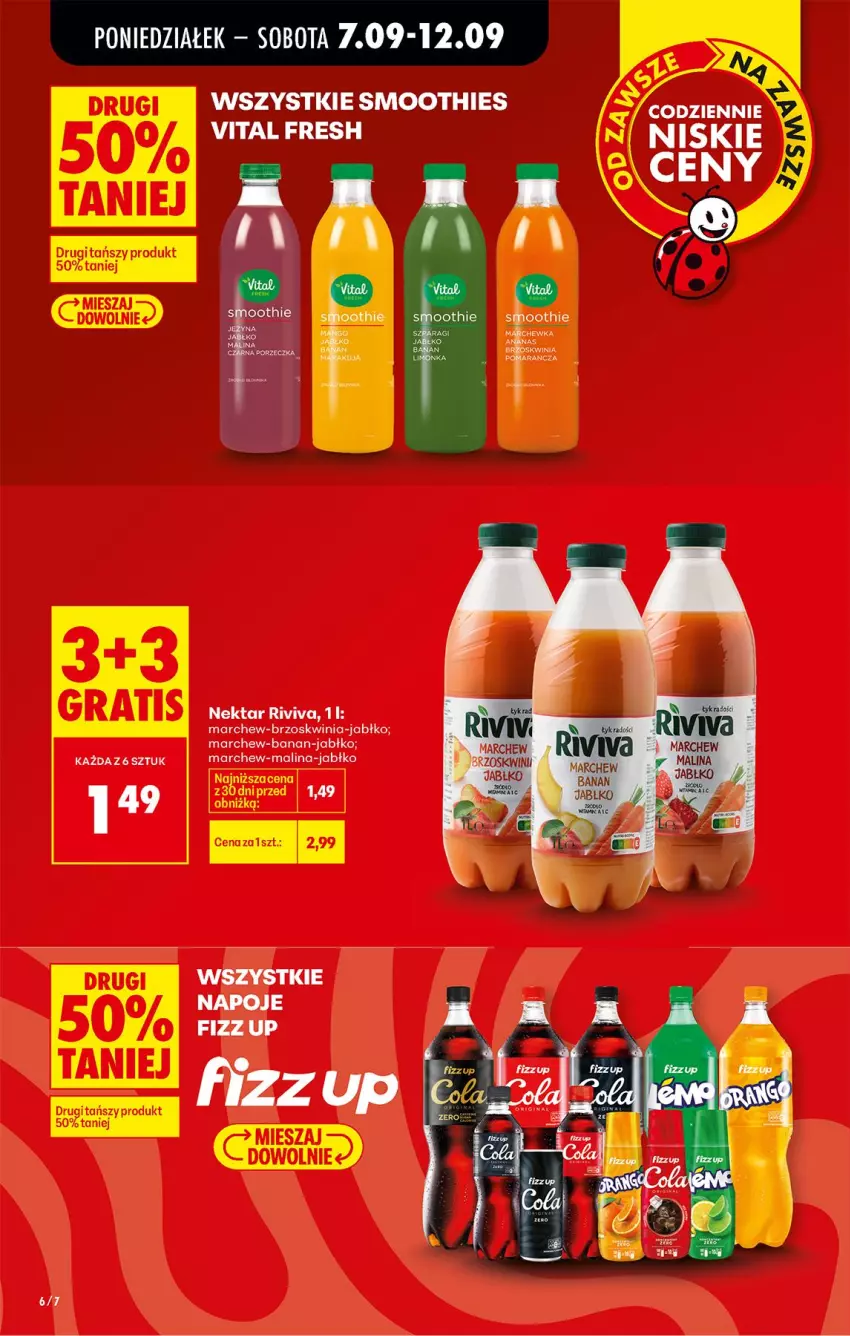 Gazetka promocyjna Biedronka - Od Poniedziałku - ważna 07.09 do 12.09.2026 - strona 6 - produkty: Napoje, Nektar