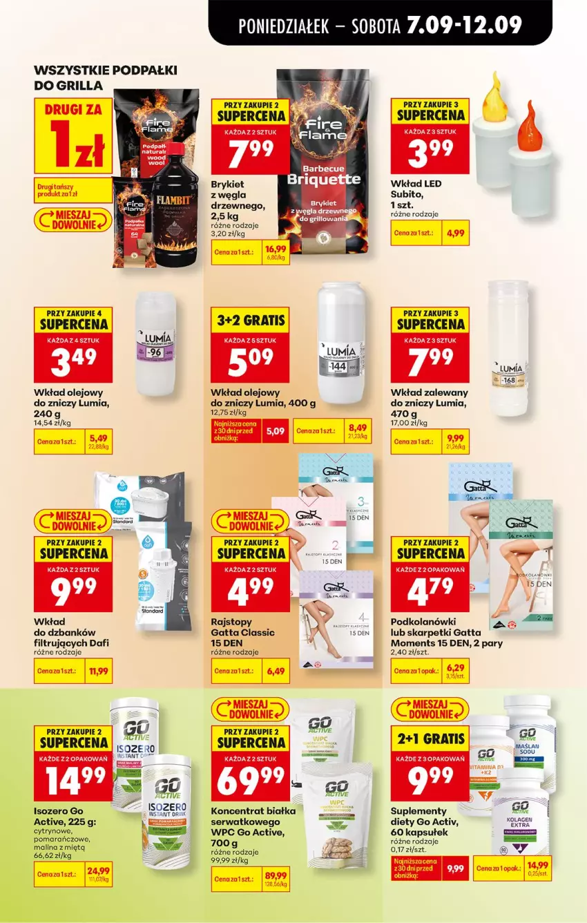 Gazetka promocyjna Biedronka - Od Poniedziałku - ważna 07.09 do 12.09.2026 - strona 79 - produkty: Gatta, Gra, Grill, Karp, Moments, Olej, Rajstopy, Ser, Skarpetki, Top, Wkład olejowy, Znicz
