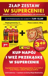 Gazetka promocyjna Biedronka - Od Poniedziałku - Gazetka - ważna od 12.09 do 12.09.2026 - strona 29 - produkty: Salami, Coca-Cola, Pizza, Napój gazowany, Napój